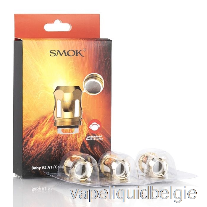 Vape Vloeibare Smok Tfv8 Baby V2 Vervangende Spoelen 0.17ohm Baby V2 A1 Enkele Spoelen (goud)